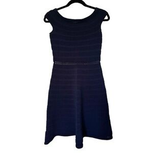 Sandro navy Ribbed Knit Dress (size 3)